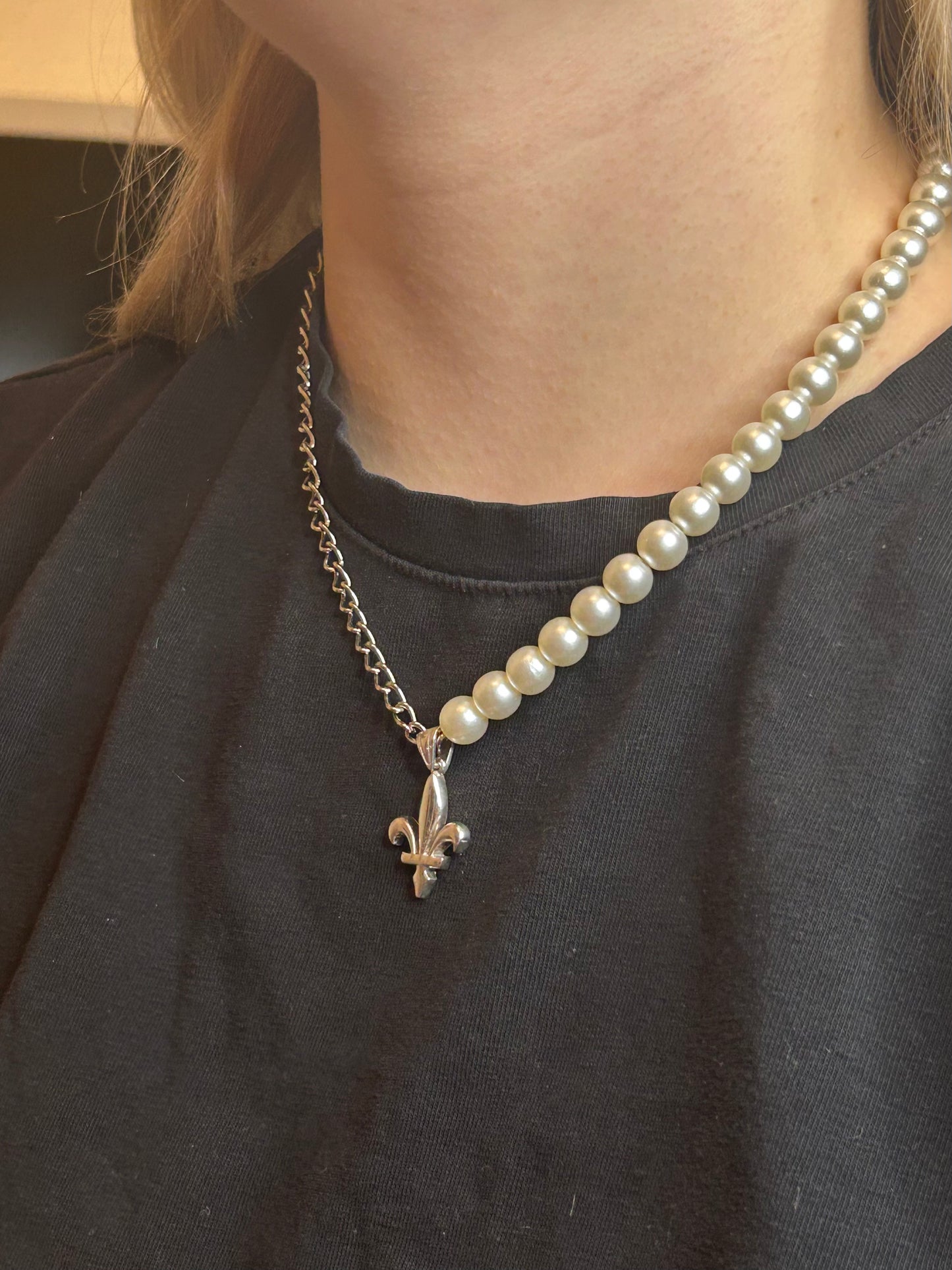 Stainless Pearl Chain